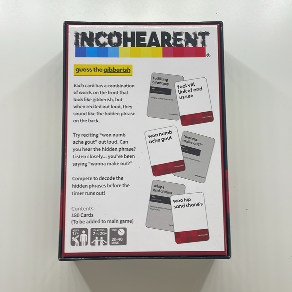 Incoherent Card Game - Picture 2 of 3